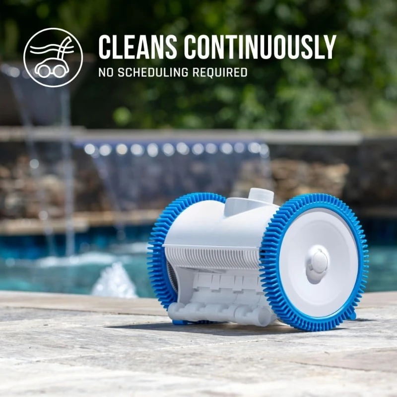 Poolvergnuegen Suction Pool Cleaner for In-Ground Pools up to 16 x 32 ft. (Automatic Pool Vaccum)