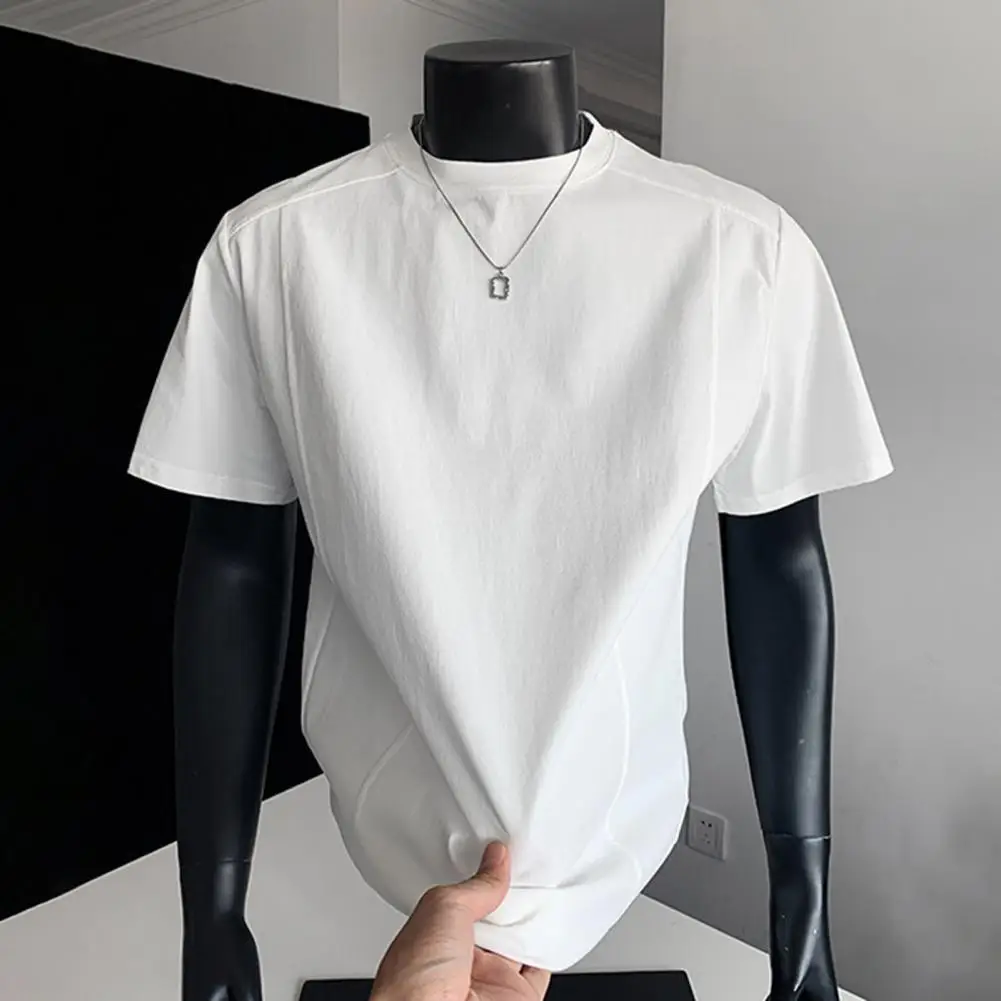 

Stylish And Versatile Men Shirt Men T-shirt Men Top Men's Crew Neck T-shirt Summer Breathable Tee Stylish Loose Fit Shirt for Of