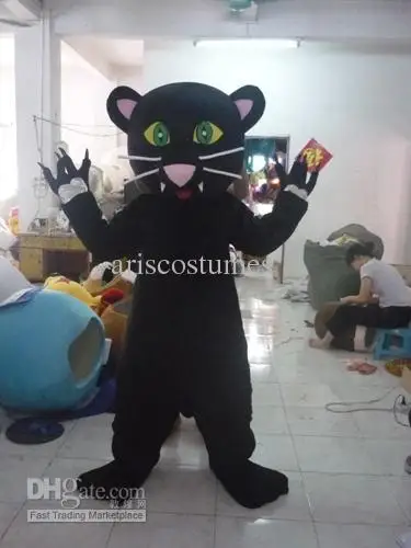

New Adult Hot Sale Foam Black Cat Fancy Cartoon Mascot Costume Plush Christmas Fancy Dress Halloween Mascot Costume
