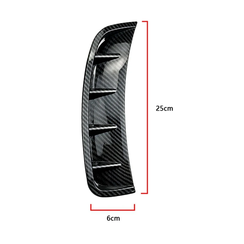 Super Sale Front Bumper Side Spoiler Splitter Cover Flank Air Intake Wind Knife Decorative for Mercedes Benz A Class W177 2018-2