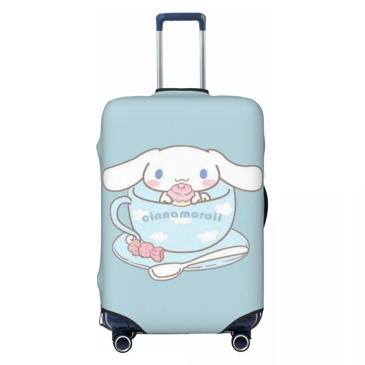 

Custom Cinnamoroll Coffee Luggage Cover Fashion Suitcase Protector Covers Suit For 18-32 inch