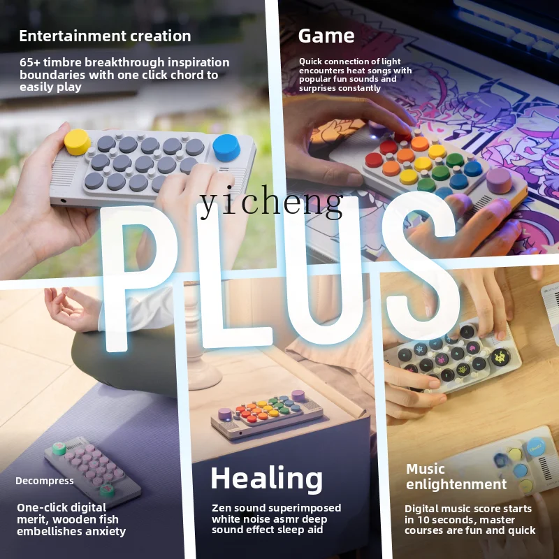 Klawiatura ZZ Light Encounter Przenośna Elektroniczna Klawiatura MIDI Syntezator Pianino Zabawka Instrument Muzyczny Dziecięcy