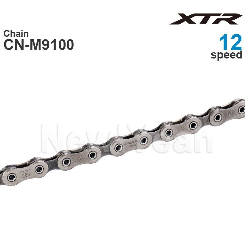 Original SHIMANO XTR CN-M9100 chain 12 Speed MTB Mountain Bike Chain M9100 116/126L with Quick Link