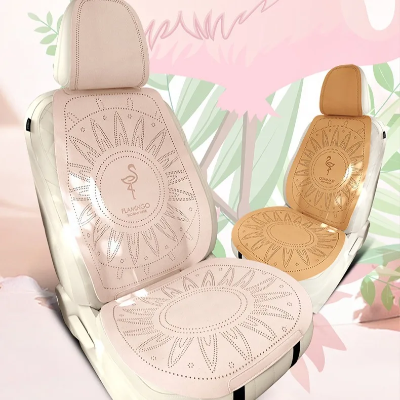 Luxury Suede Universal Car Seat Covers Set Fashion Car Cushion Seats Accessories One-piece Bucket Seat Car Seat Covers Full Set