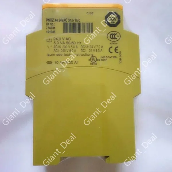 

2026 For X4 774730 Safety Relay Single/dual-channel E-stop 24vdc 3n/o 1n/c Brand New Original Spot Plc