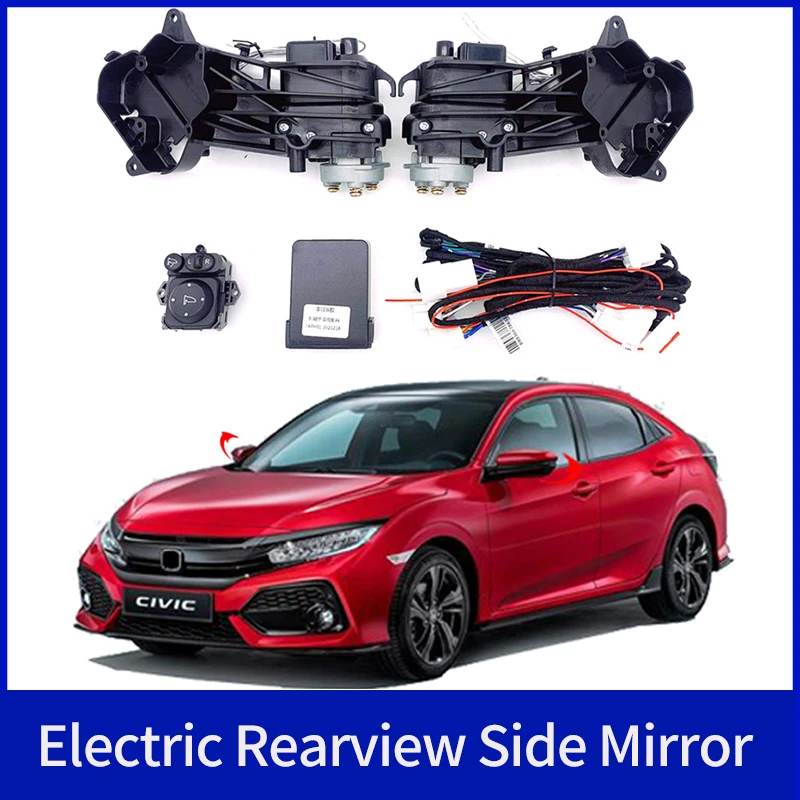 

For Honda 11civic-1 2014-2023 Auto Intelligent Automatic Car Electric Rearview Mirror Folding System Kit Modules