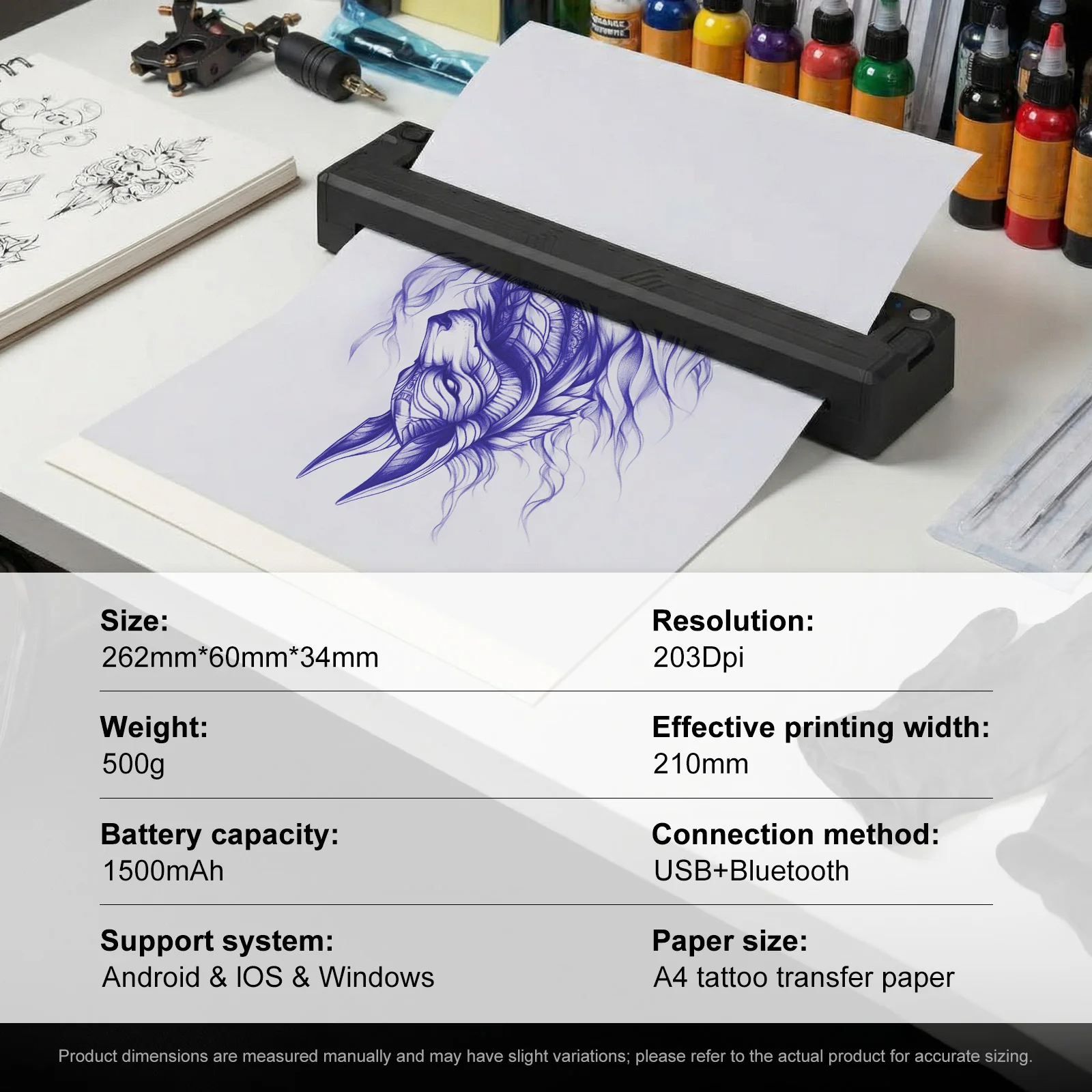 XNET T1 Wireless Tattoo Machine Pen Full Kit Tattoo Transfer