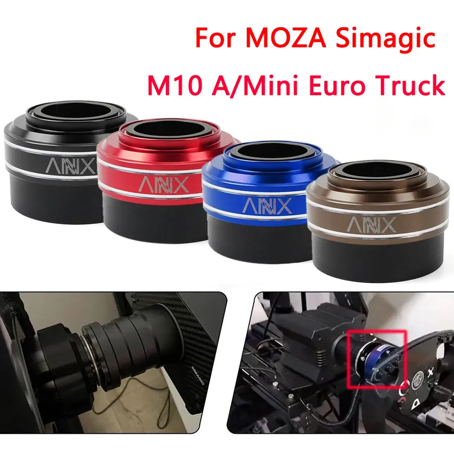 70MM 6 Hole Racing Simulator Game Steering Wheel Quick Release Hub Adapter For MOZA Simagic M10 A/Mini Euro Truck QR040