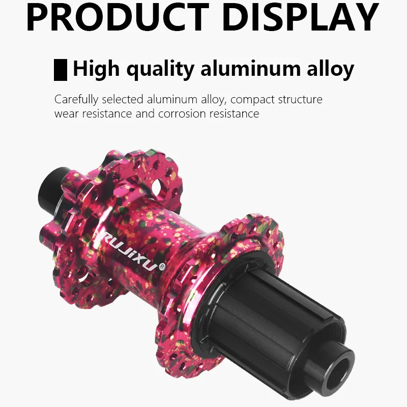 محور الدراجة الجبلية 32 فتحة تحمل الدراجة الجبلية الإفراج السريع TA Hub 32h البطانات الضوضاء مكعب الدراجة HG XD MS #4