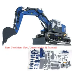 LESU Hydraulic RC Excavator Aoue Et26L 1/14 Metal Remote Control Digger Construction Vehicles Model Toys Thzh1325-Smt3