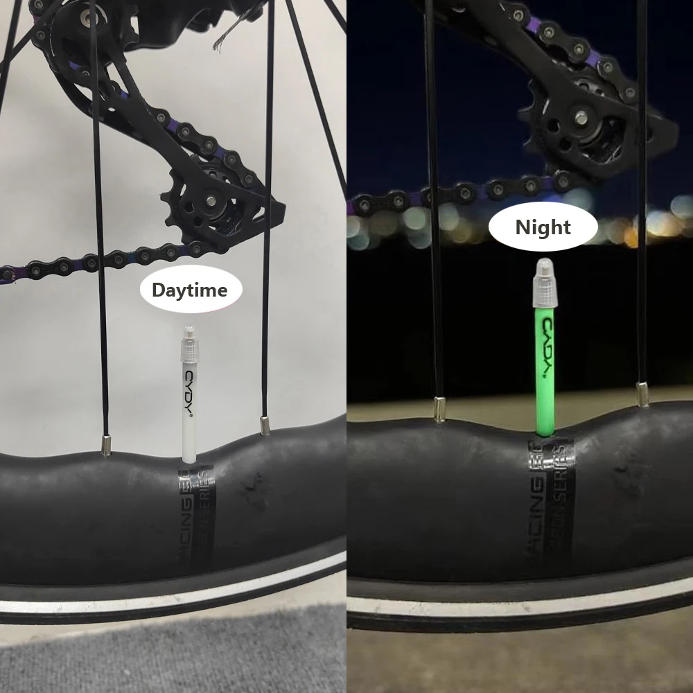 CYDY Rennrad TPU-Schlauch 700x18 23 25 26 27 28 30 32C Fahrradreifen 30G Kamera-Reifen 700C Nachtleuchtendes Ventil – Detail 7