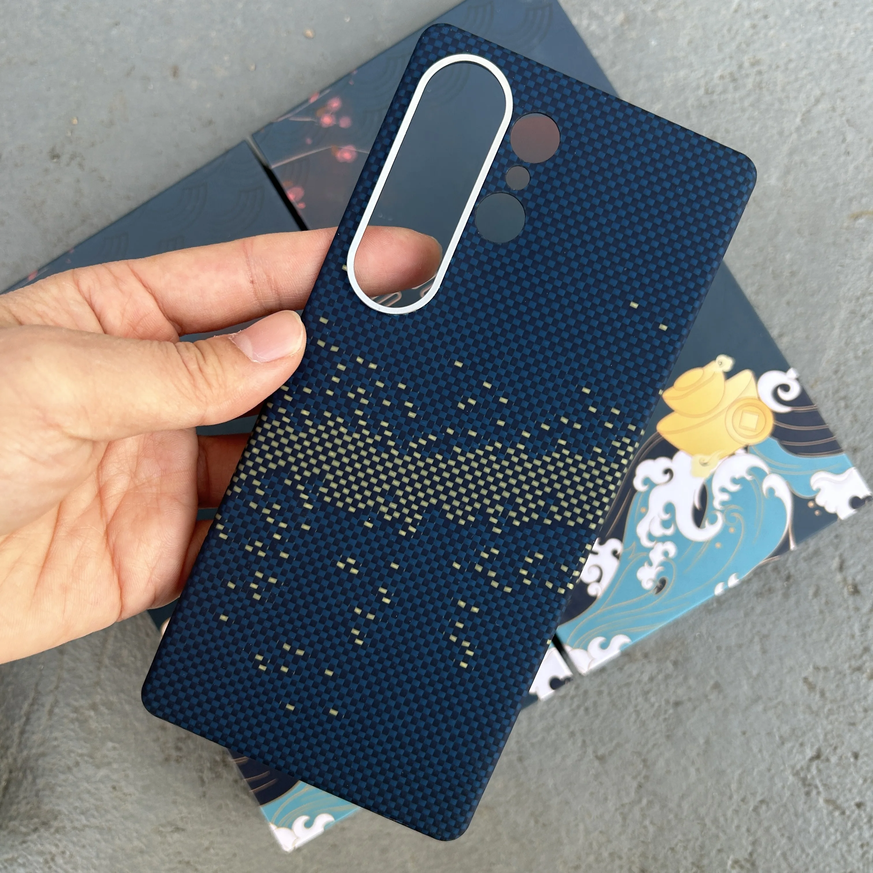 

Чехол из арамидного углеродного волокна для Samsung Galaxy S26U S25 S24 plus Ultra, магнитный чехол MagSafe, ультратонкий защитный чехол-броня