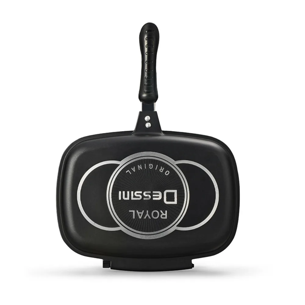 

32/36/40 см двухсторонняя сковорода-гриль портативная сковорода для стейка моющаяся без ржавчины для дома уличные кухонные аксессуары инструмент для приготовления пищи