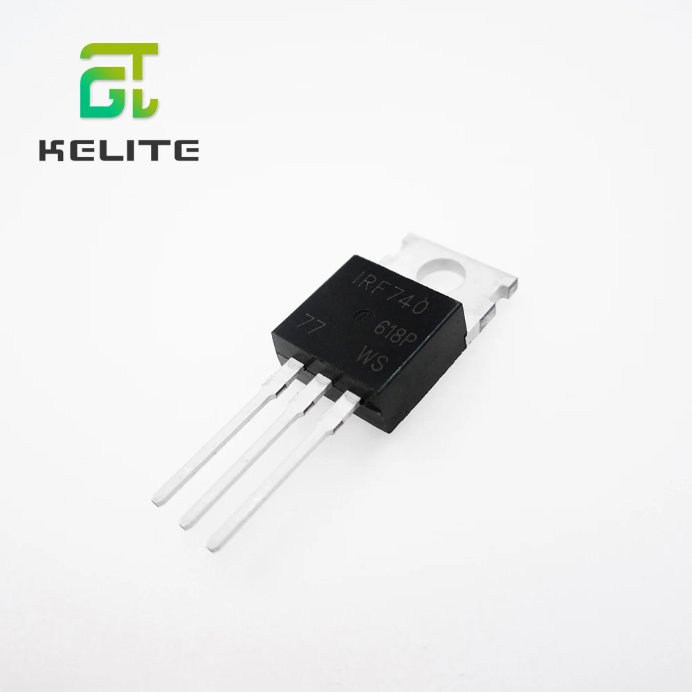 N-채널 전원 Mosfet, IRF740 TO-220 IRF740PBF TO220, 400V 10A, 10 개, 신제품
