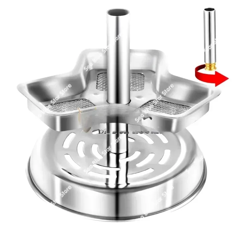 Hookah Silicone Smoke Pot Tin Tissue Free Carbon Separator Hookah Accessories Ceramic Pot Material Bowl