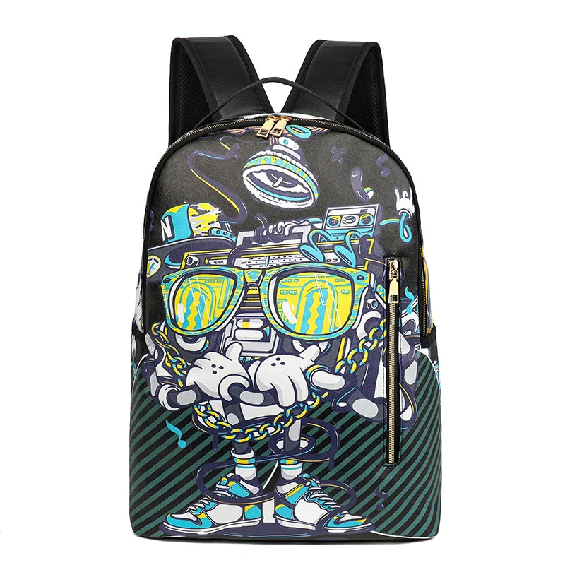 Y2K Funny Backpacks Pattern Printed Backpacks Personal Travel Bag Lightweight Sweet Protection Backpack College Students Bag New