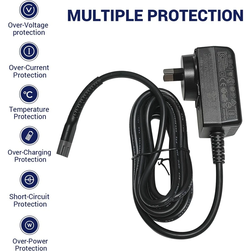 AB43-شاحن محول الطاقة لـ Wahl 8148/8591/ 85048509 /1919/2240/2241/2245 شاحن ماكينة حلاقة كهربائية بديلة