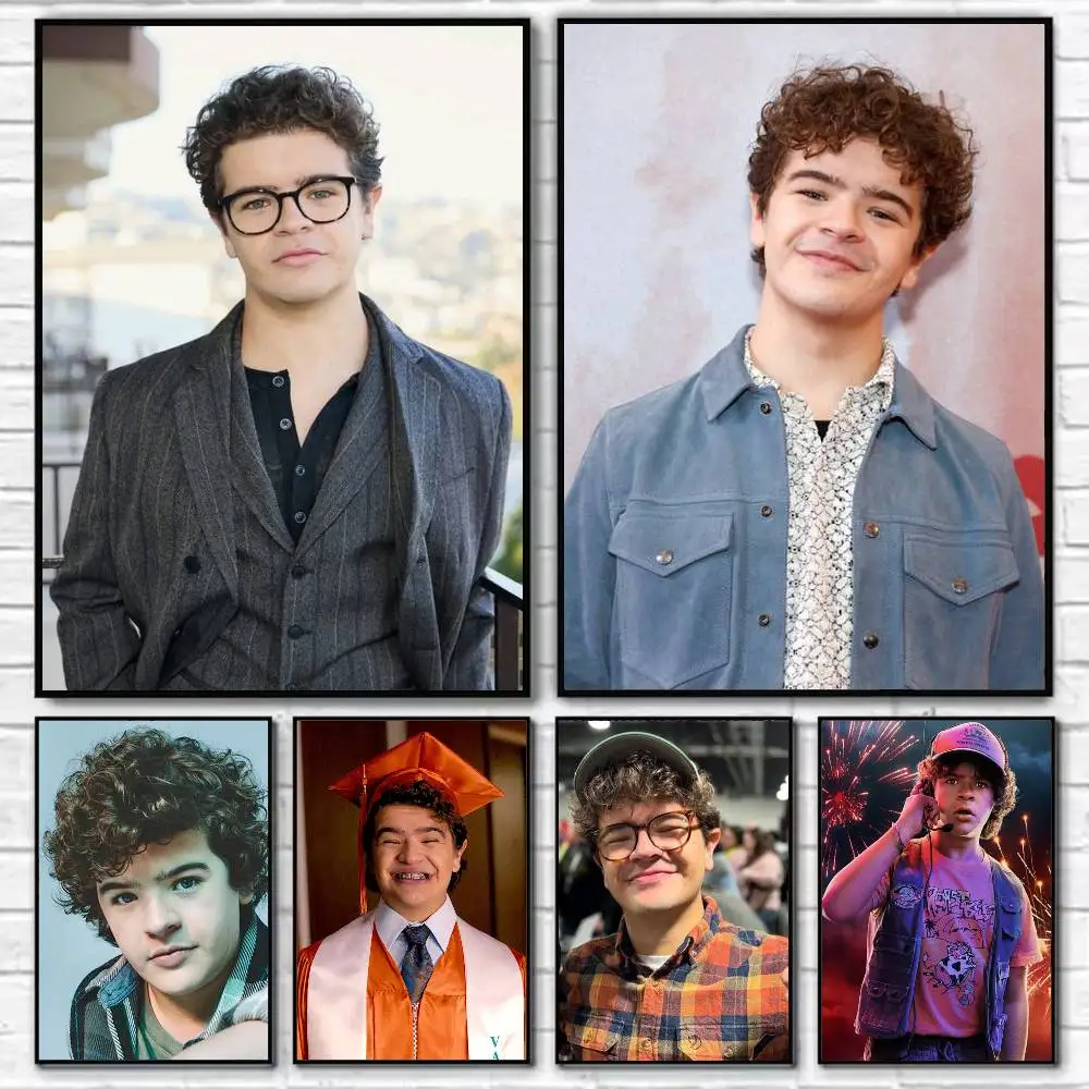 

Gaten Matarazzo Stranger Poster Self-adhesive Art Waterproof Paper Sticker Coffee House Bar Room Wall Decor