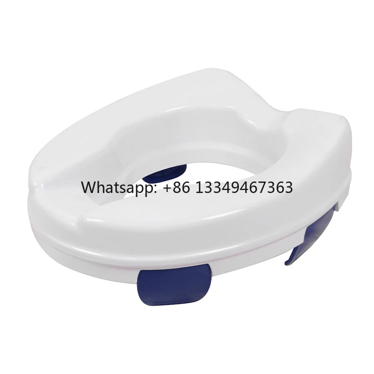 

In Stock 2 Inches Portable Raised Toilet Seat With Easily Self Assemble for Elderly Hot Sale