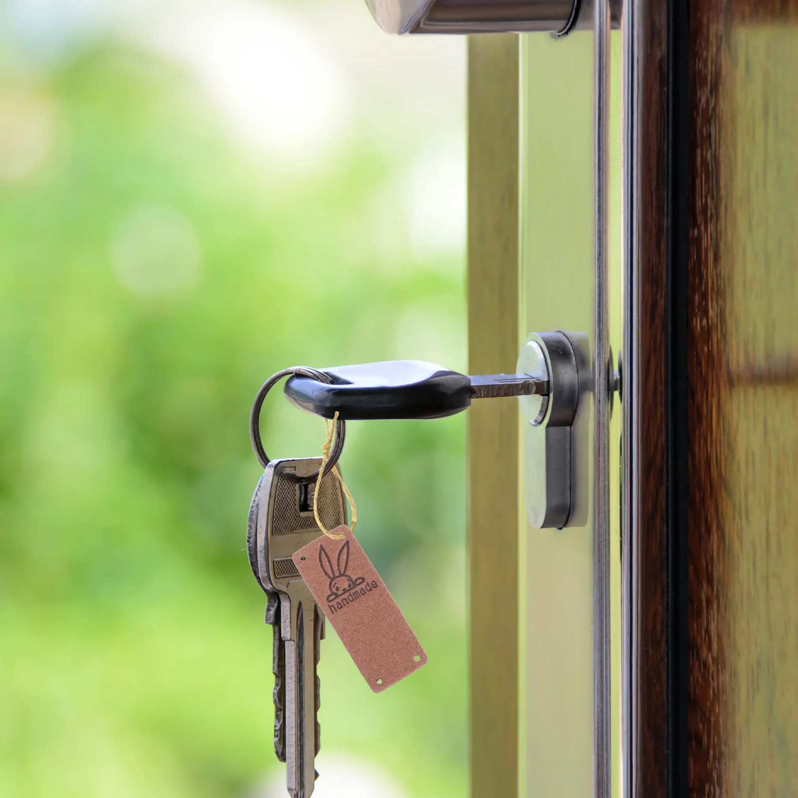 

100pcs Craft Labels Vintage Rabbit Design Diy Tags For Handmade Bags Hats Wallets Clothing Accessories Decor