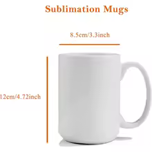 Blank,Sublimation Mugs 15 oz,Sublimation,Bulk Mugs for Coffee,Latte,Hot Cocoa Set of 12 - AliExpress 15