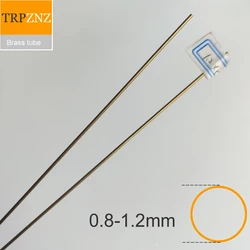 H62 brass tube pipe outer diameter 0.8mm to 1.2mm different wall thickness copper pipe Capillary Hollow brass tube