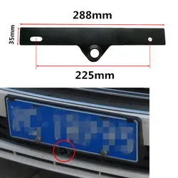 YIFOUM Car Front View Positive Logo Camera Universal Bracket Shell Housing For Benz VW Audi BMW Honda Toyota License Plate Frame