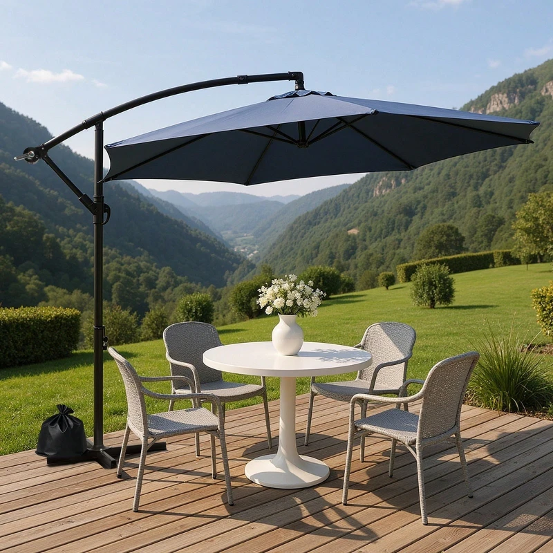 Outdoor Folding Table Portable Lightweight Aluminum Camping Picnic Table Heavy Duty for Patio BBQ Garden Events