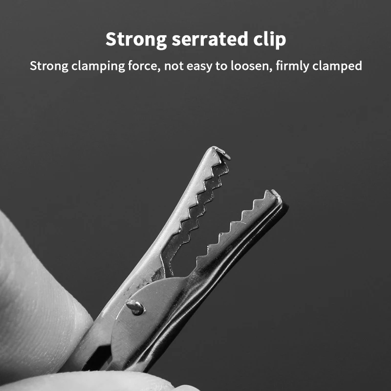 5/10 قطعة الصيد تنبيه جرس كليب الفولاذ المقاوم للصدأ الأسماك لدغة الصوت إنذار الصيد رود المشبك حلقة المغذية العلوي تلميح كليب صيد السمك #6