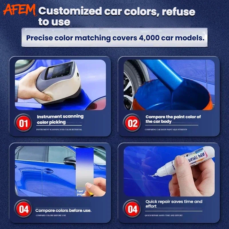 Automotive Paint Repair Pen For Dodge Journey Touch-Up Pen Paint Scratch Remover No color difference Car Paint Care Accessories view 4