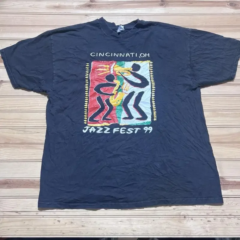 Vintage 1999 Cincinnati Jazz Fest Collectors Edition T Shirt Size 2Xl