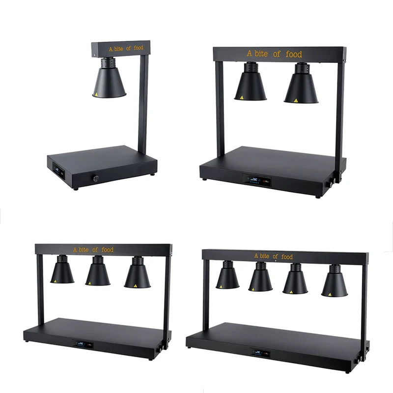 

High Quality Black Buffet Carving Station With Heat Light Carving Station And Lamp Food Warmer For Hotels And Restaurants