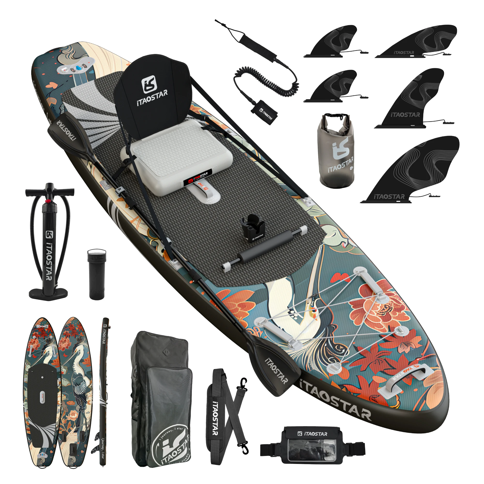 iTAOSTAR Новинка N01A 11 футов 6 "x 35" x 6 "премиум эпоксидная доска для серфинга SUP доска для серфинга стоячая доска для серфинга по индивидуальному заказу все размеры доска для серфинга