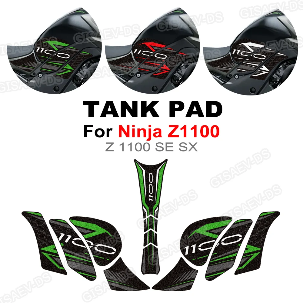 Für Ninja Z1100 Z 1100 SE SX 1100SX Motorrad-Tankaufkleber, Kraftstoffschutz-Pads, Matte Aufkleber, Zubehör