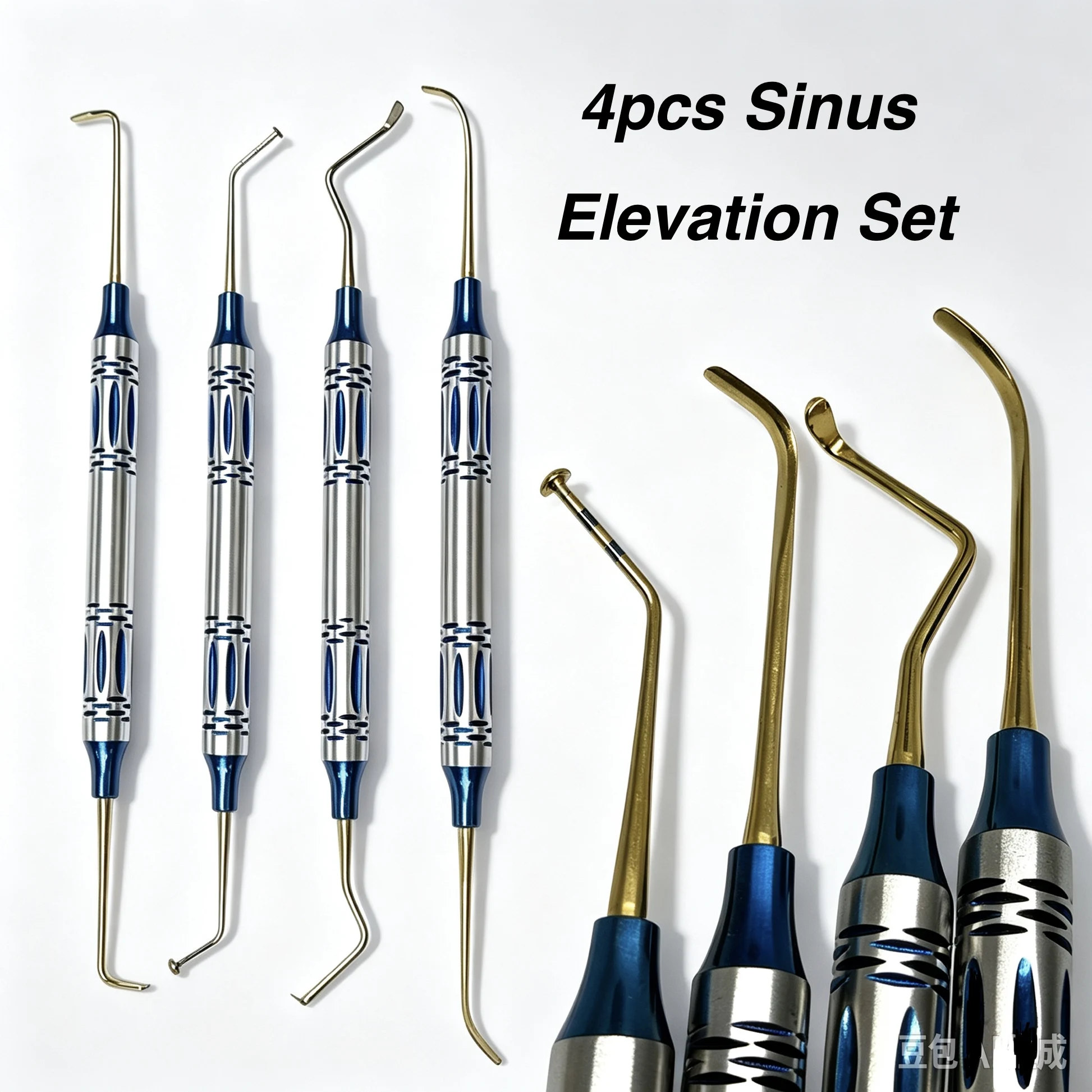 4Pcs/set Maxillary Sinus Lift Tools Dental Implant Surgical Instruments Dentist Oral Surgery Tools