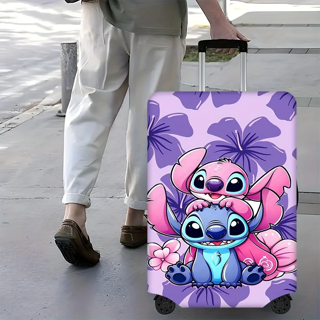 

Чехол для багажа — цельный чехол для багажа с принтом строчки, выдвижной и машинная стирка, для путешествий, идеально значный другой