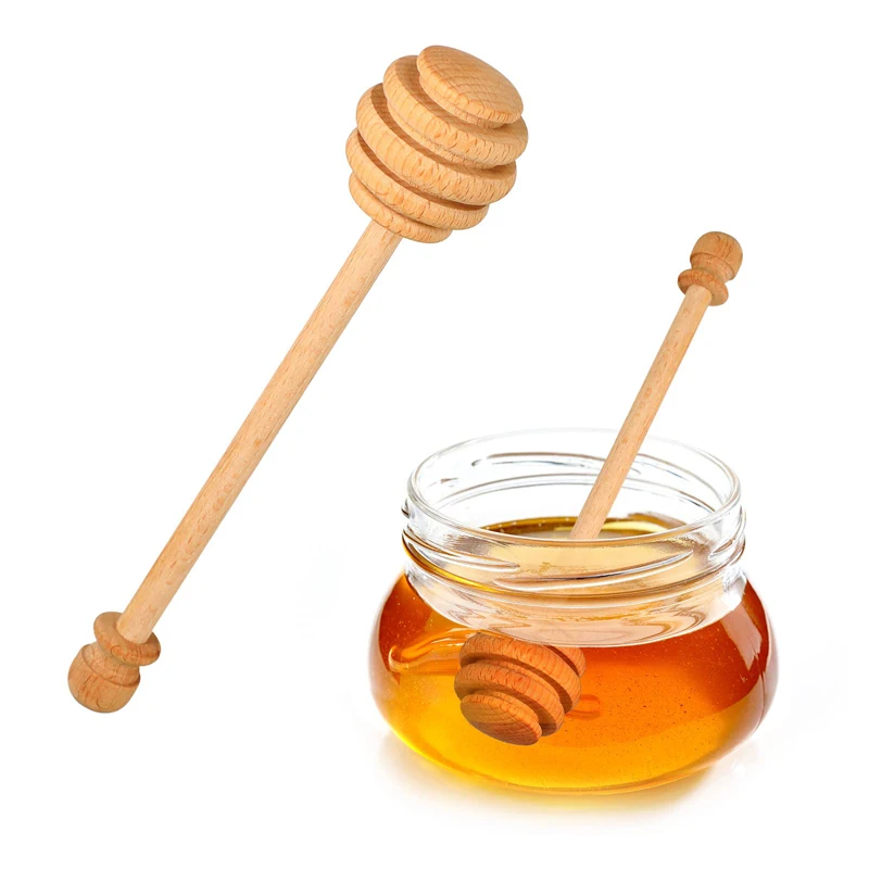 

Honey Stir Stick Personalized Logo Customize Mini Wooden Honey Spoon Birthday Party Wedding Guest Gifts Kitchen Bar Tools