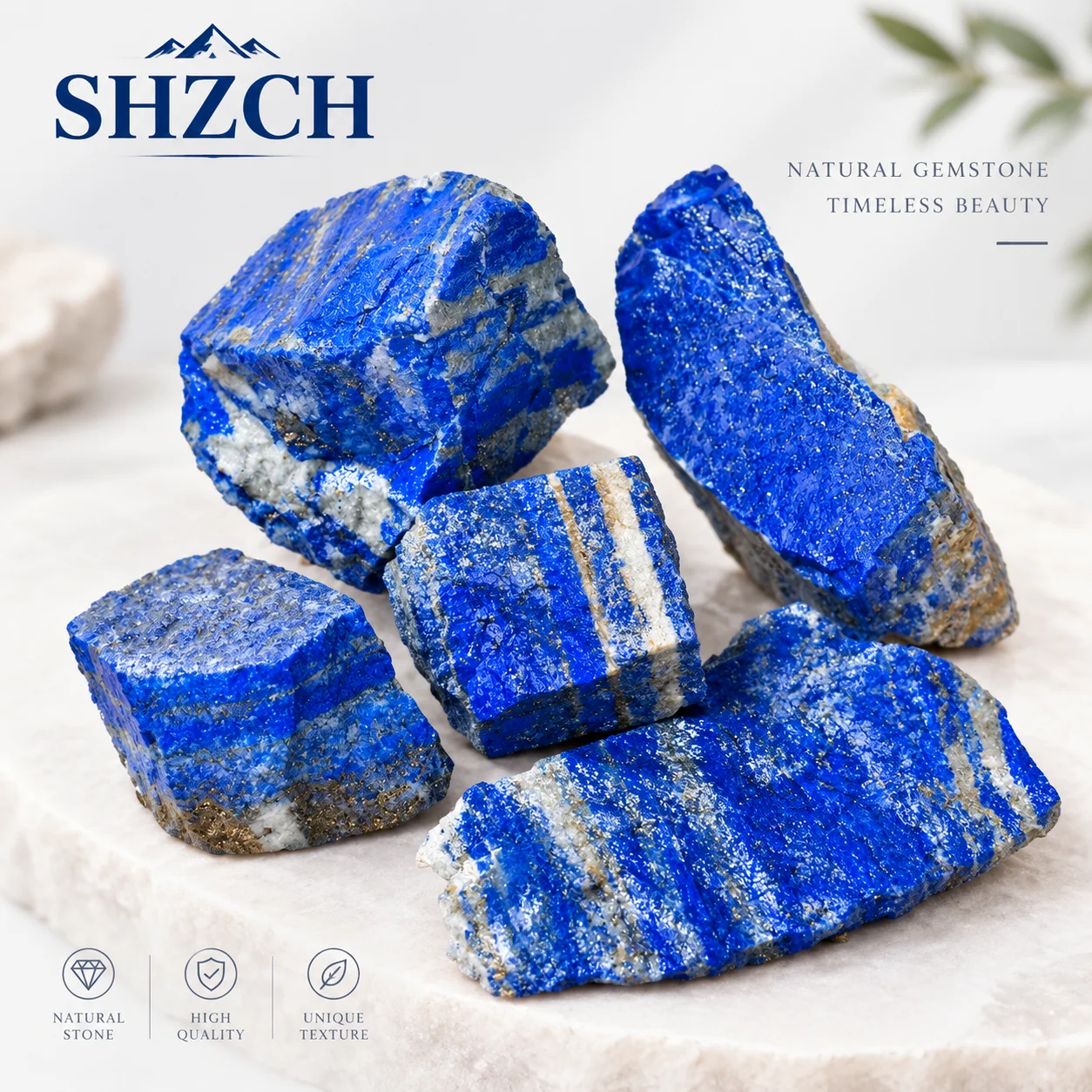 Large Natural Lapis Lazuli Raw Stone Rough Crystal Specimen from Afghanistan for Carving Gemstone Healing Decor