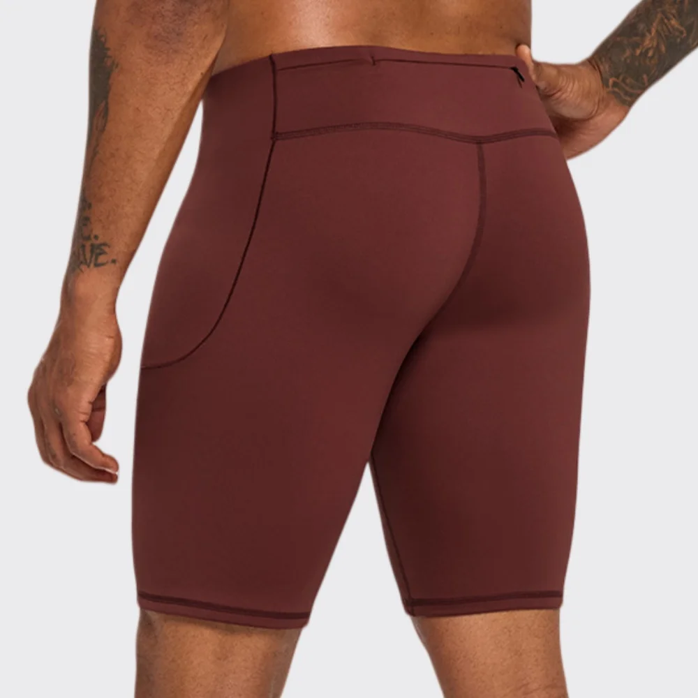 Neue Herren-Laufshorts Sommer Gym Sportbekleidung Schnelltrocknende Stretch-Jogging-Outdoor-Sportshorts mit Taschen Herrenbekleidung