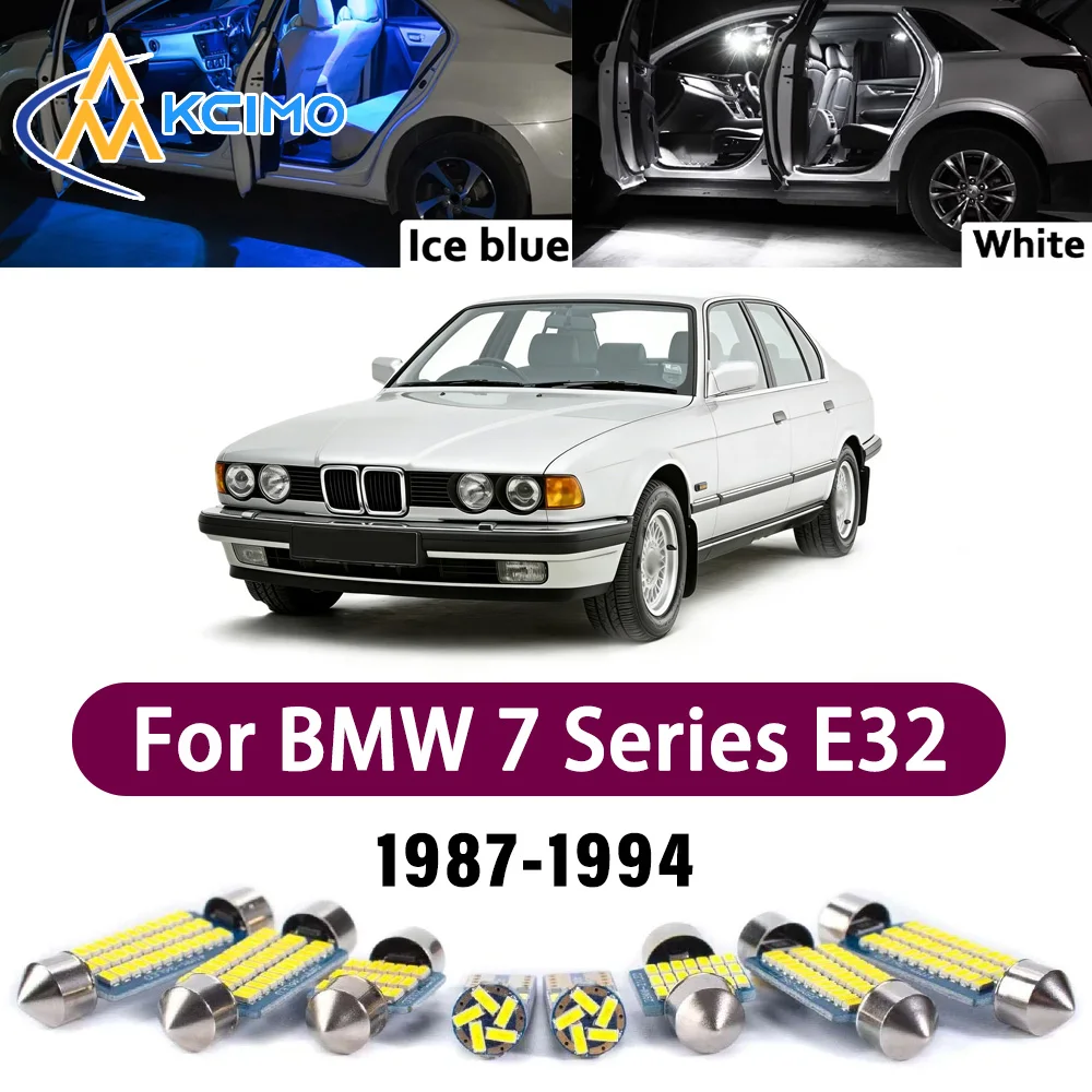 

High-Quality Light Bulb For BMW 7 Series E32 1987-1994 LED Interior Door Dome Trunk Reading Mirror Error-Free Safer Lights