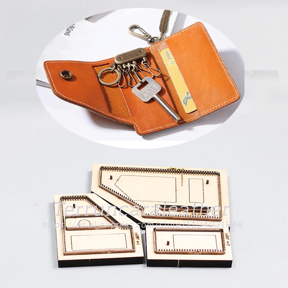 knife mold for DIY leather craft key bag cardholder cutting dies 11x6.5cm