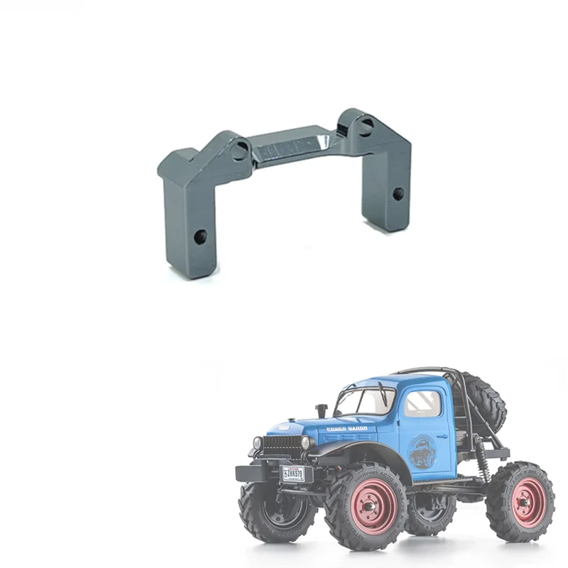 Metal Servo Mount for FMS FCX24 1/24 RC Crawler Car Upgrade Parts Spare Accessories,Titanium Color