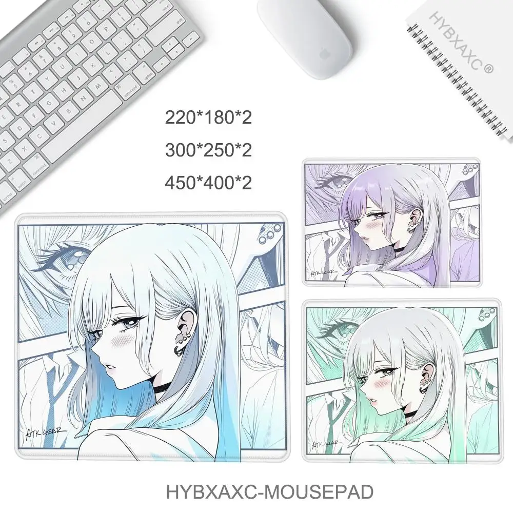 HD New  Dream Anime Girl  Mouse Pad Small Mouse Pad Desk Desktop Computer Keyboard Wireless Mouse Boy Girl Gift for Play games