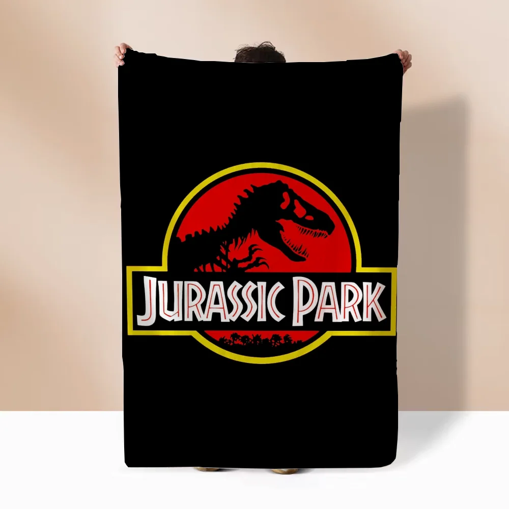 Jurassic Park Thick Blanket for Winter Beach Towel Luxury Bedding Home and Decoration Custom Blankets & Throw Knitted Plaid Knee