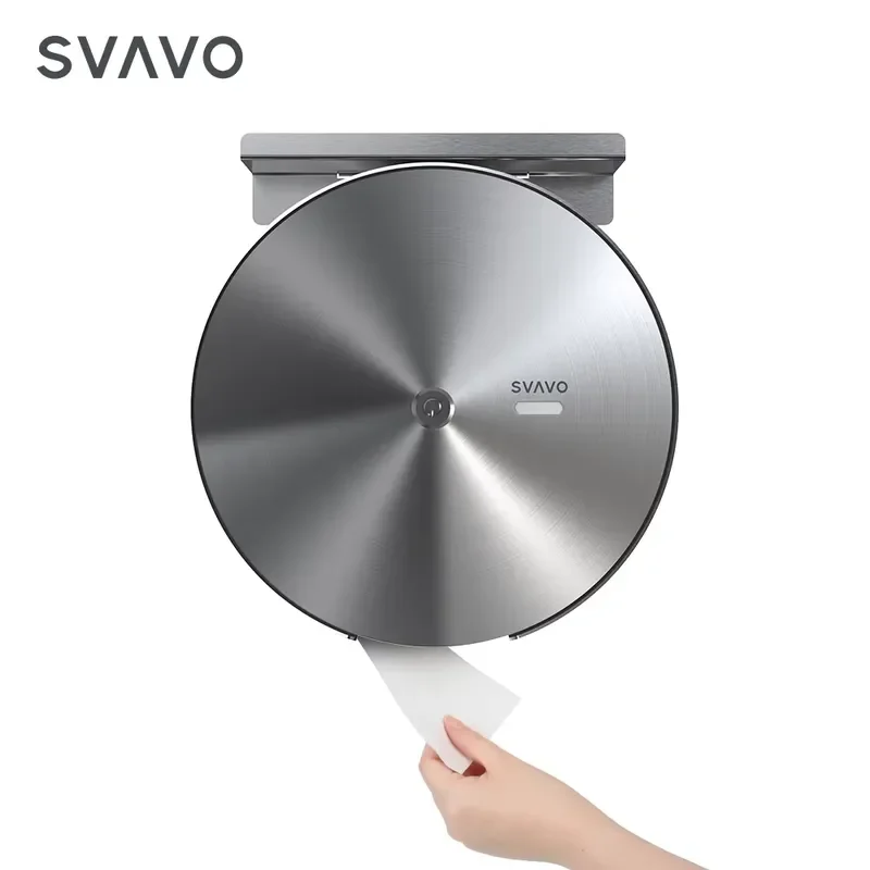 Wall Mounted Stainless Steel Toilet Paper Holder with Phone Rack Extra Large Roll Dispenser for Bathroom Tissue Storage