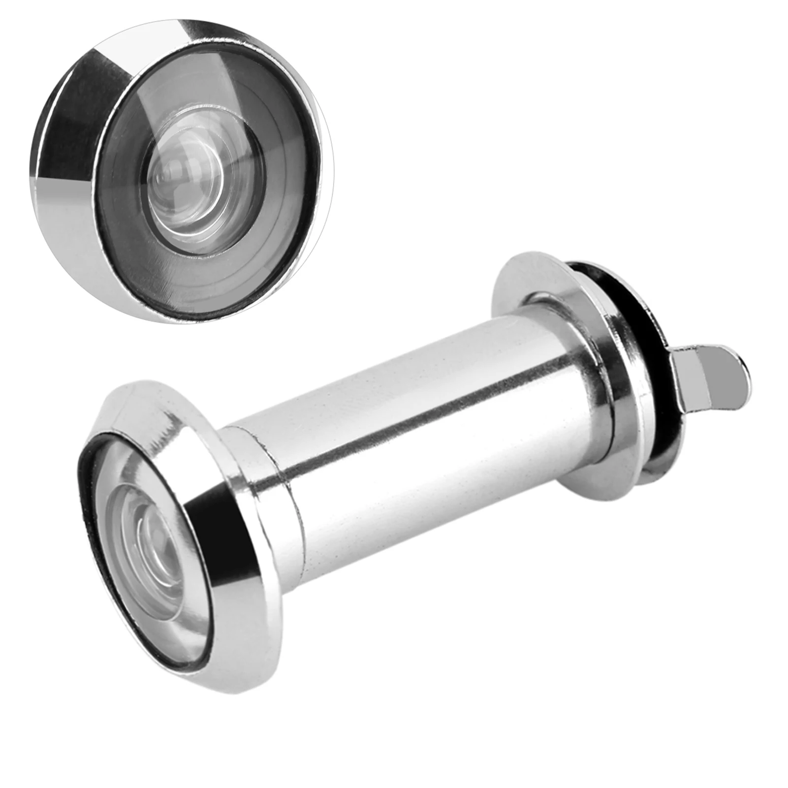 ثقب الباب عرض واسع 220 درجة عارض الباب 220 درجة زاوية عرض واسعة عارض الباب مع غطاء الخصوصية الثقيلة #3