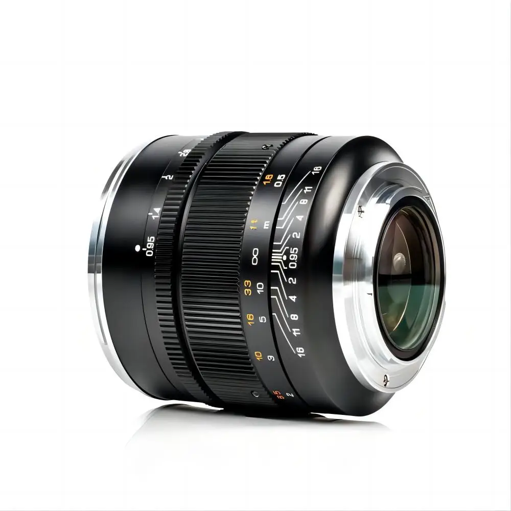 50mm F0.95 Zhongyi Optics 30 Years Factory Supply Manual Focus MF Fixed Focus Camera Lens for Sony FE, Canon RF, Nikon Z, L Moun