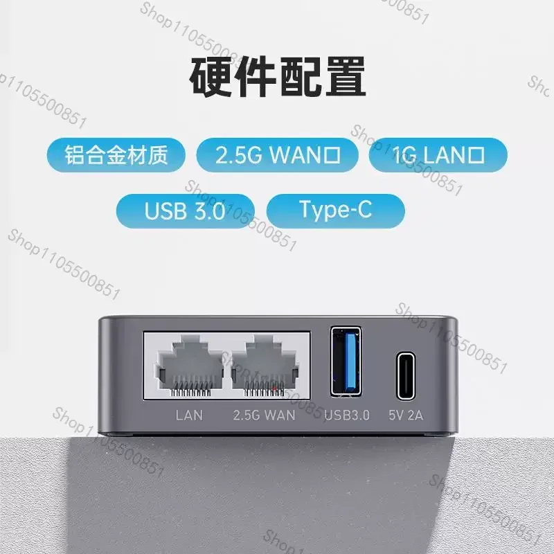 GL-MT2500/MT2500A Mini V PN Security Gateway  for Home Office and Remote Work, Internet Security, 2.5G WAN  (Brume 2)