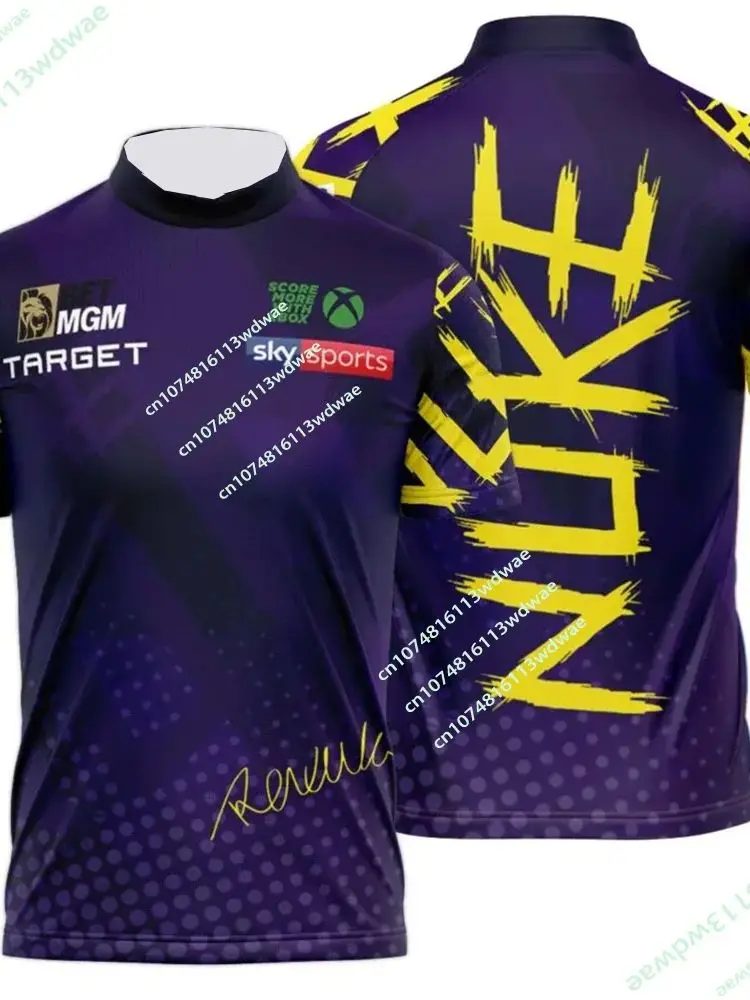 AliExpress NONE 2026 PDC World Darts Championship Luke Littler The Nuke Jersey Darts Enthusiasts Sports 3D Quick-dry Men's T-Shirt Cycling shirt
