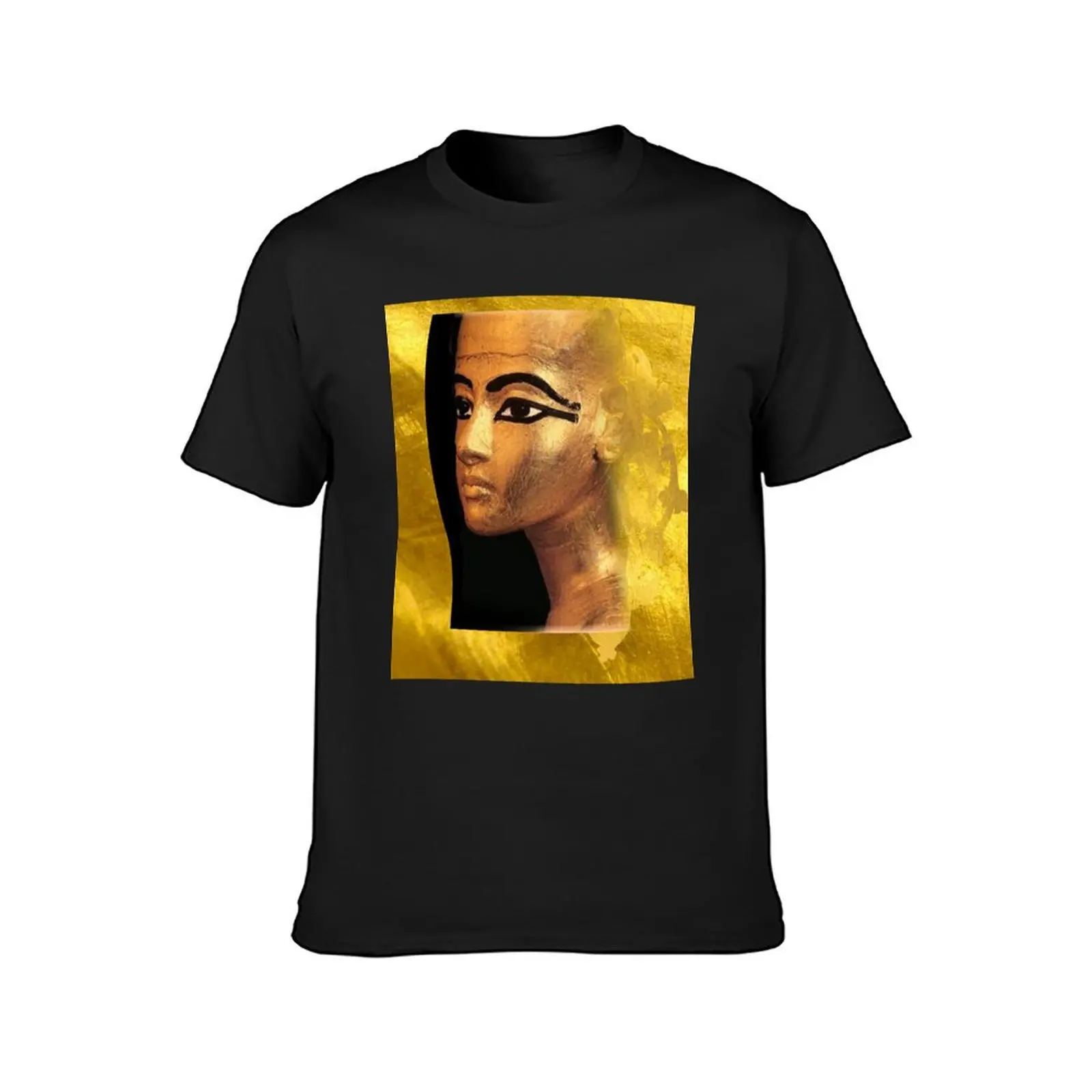 Ancient Egyptian Queen - Goddess of Gold (by ACCI) - Serquet T-Shirt funnys quick drying men clothings